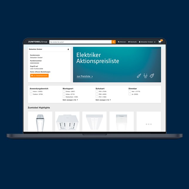 Zumtobel Group PORTAL – stay in touch, be informed